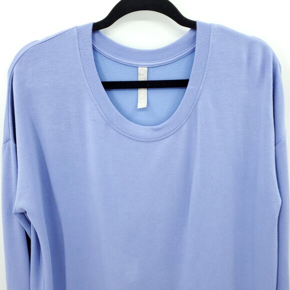 Athleta Coaster Luxe Sweatshirt MT Serendipity Blue/Periwinkle - Picture 5 of 15